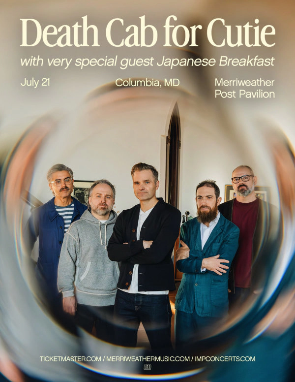 Win Tickets | Death Cab for Cutie + Japanese Breakfast @ Merriweather Post Pavilion | 7/21/26