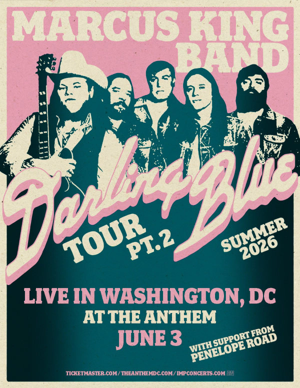 Win Tickets | Marcus King Band @ The Anthem | 6/3/26