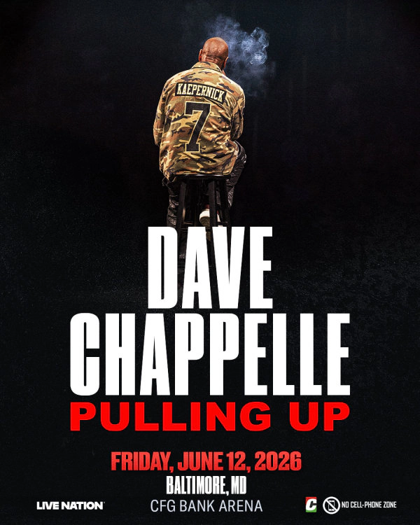 Dave Chappelle | CFG Bank Arena 6/12/26 | Win on-air with Mike Jones!
