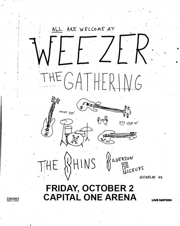 Weezer | Capital One Arena 10/2/26| Win on-air with Mike Jones!