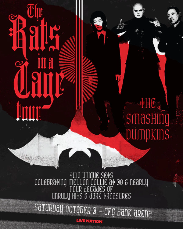 The Smashing Pumpkins | CFG Bank Arena 10/3/26 | Win on-air Tamo