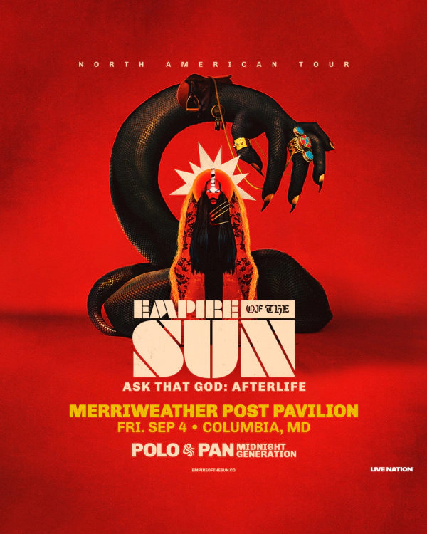 Empire of The Sun | Merriweather Post Pavilion 9/4/26 | Win on-air with Alex Mac!
