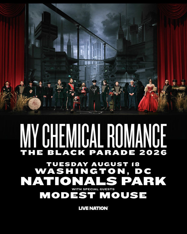My Chemical Romance | Nats Park 8/18/26 | Win on-air!