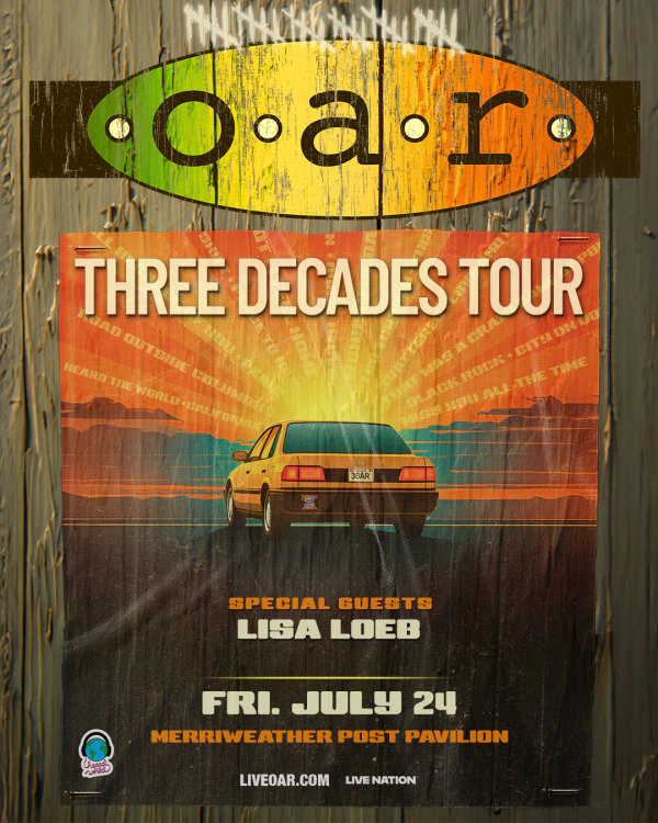 O.A.R | Merriweather Post Pavilion 7/24/26 | Win on-air with Mike Jones!
