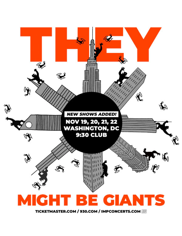They Might Be Giants | 9:30 Club 11/19/26 | Win on-air with Mike Jones