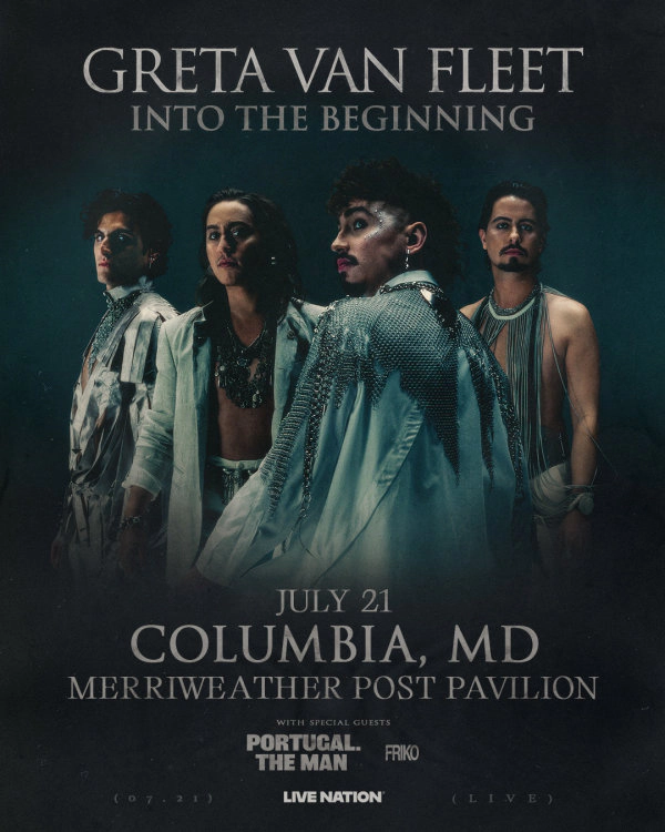 Greta Van Fleet | Merriweather Post Pavilion 7/21/27 | Win on-air with Mike Jones!