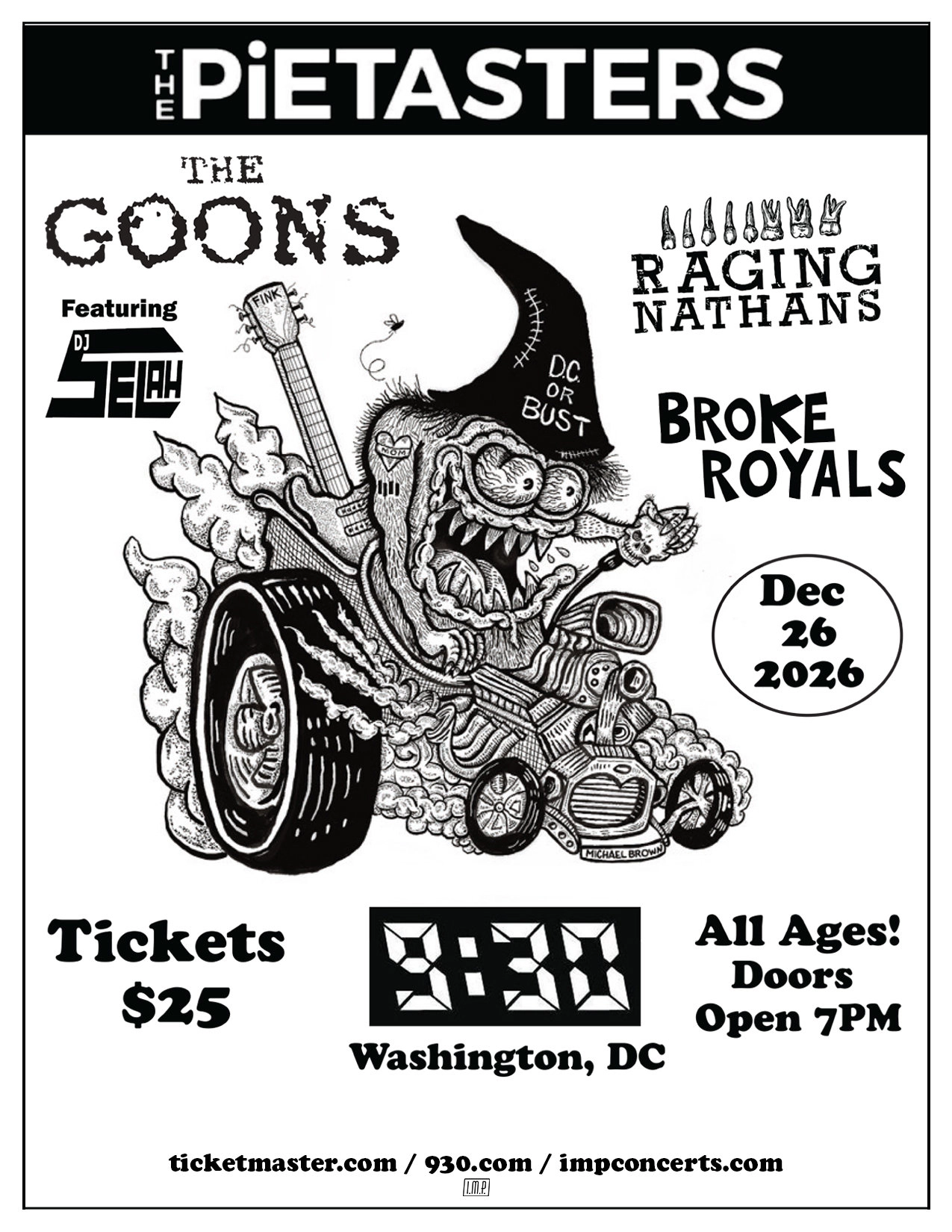 Win Tickets | The Pietasters @ 9:30 Club | 12/26/26