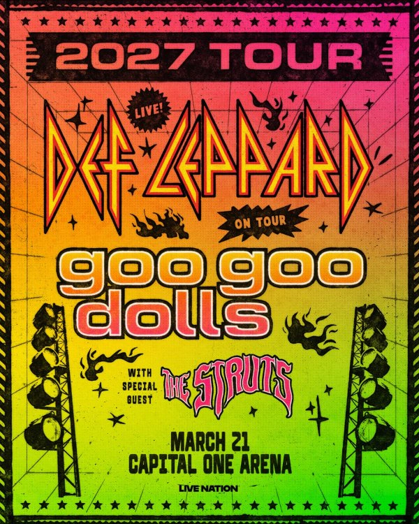 Def Leppard | Capital One Arena 3/21/27 | Win on-air with Tamo!