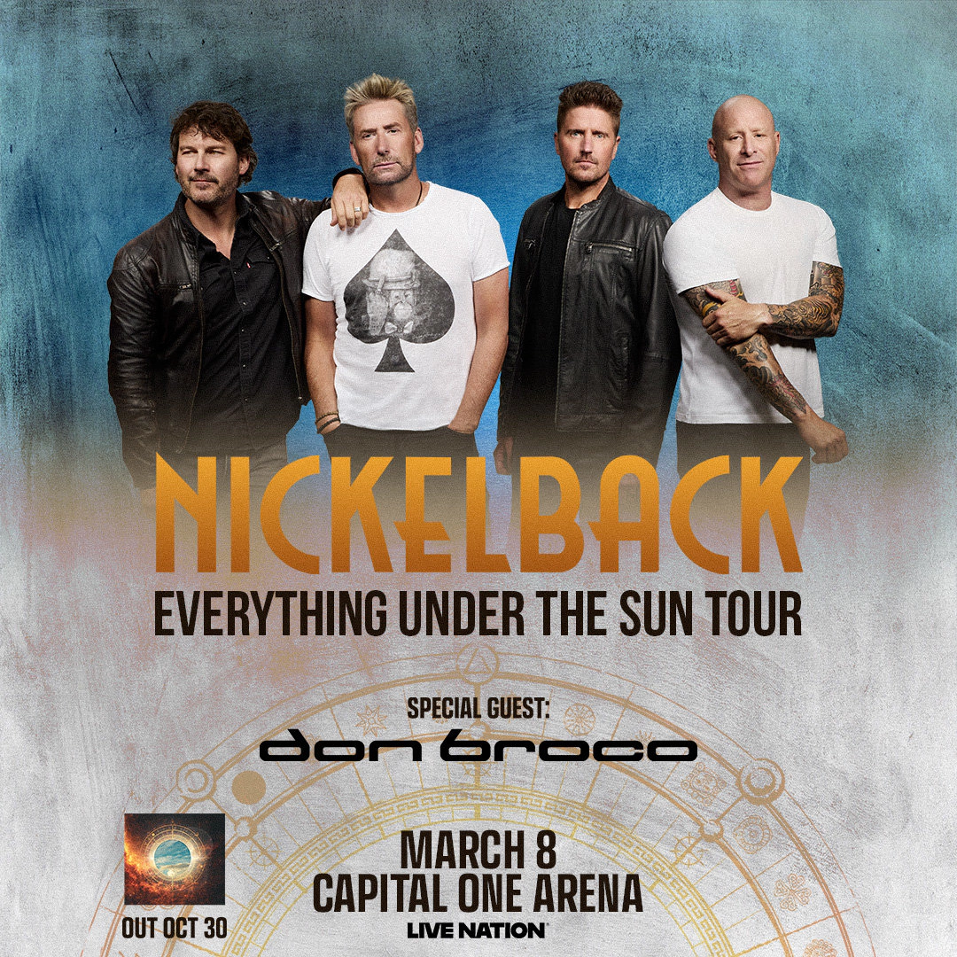Win Tickets | Nickelback @ Capital One Arena | 3/8/2027