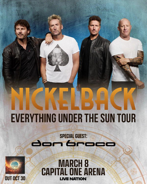 Nickelback | Capital One Arena 3/8/27 | Win on-air with Mike Jones!