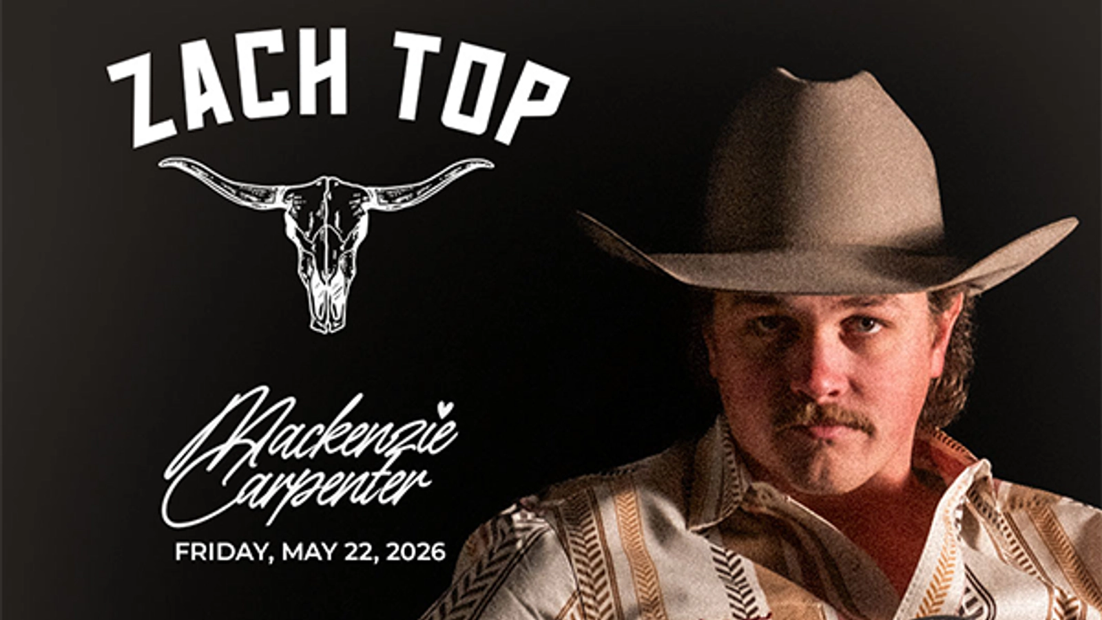 Win tickets to see Zach Top at the Patriotic Festival Country Weekend!