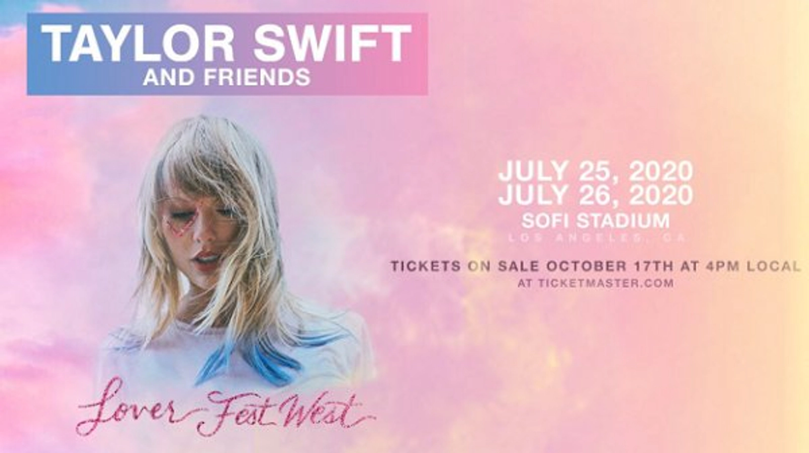 Win Taylor Swift and Friends: Lover Fest West Tickets - Thumbnail Image