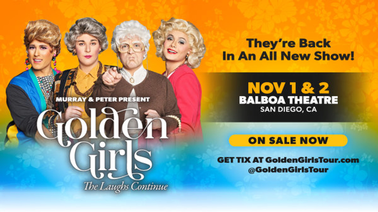 Win Tickets to Golden Girls in San Diego, CA