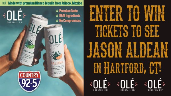 Olé Tequila Cocktail Jason Aldean Sweepstakes