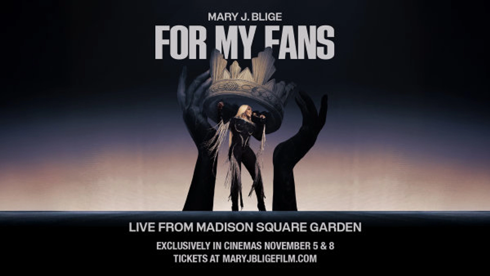 Win tickets to see a screening of Mary J. Blige: For My Fans Movie!