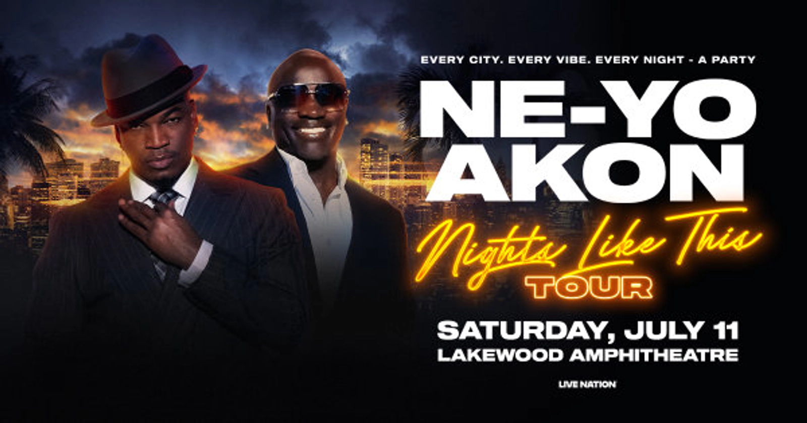 Win tickets to Ne-Yo and Akon at Lakewood Amphitheatre!