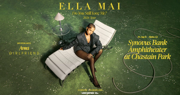 Win tickets to Ella Mai at Synovus Bank Amphitheatre!