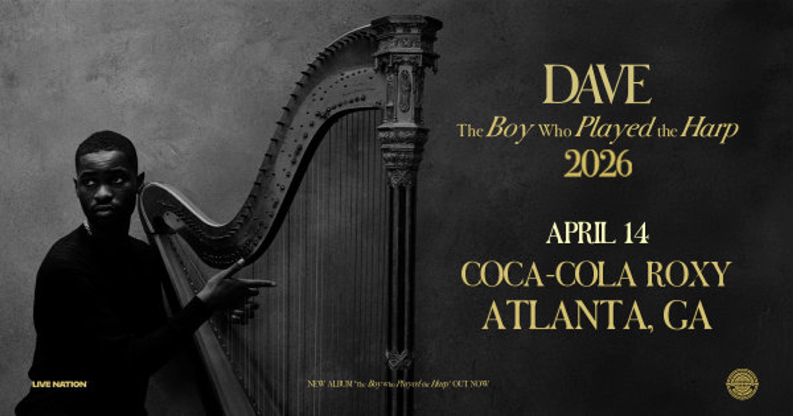 Win tickets to Dave at Coca-Cola Roxy!