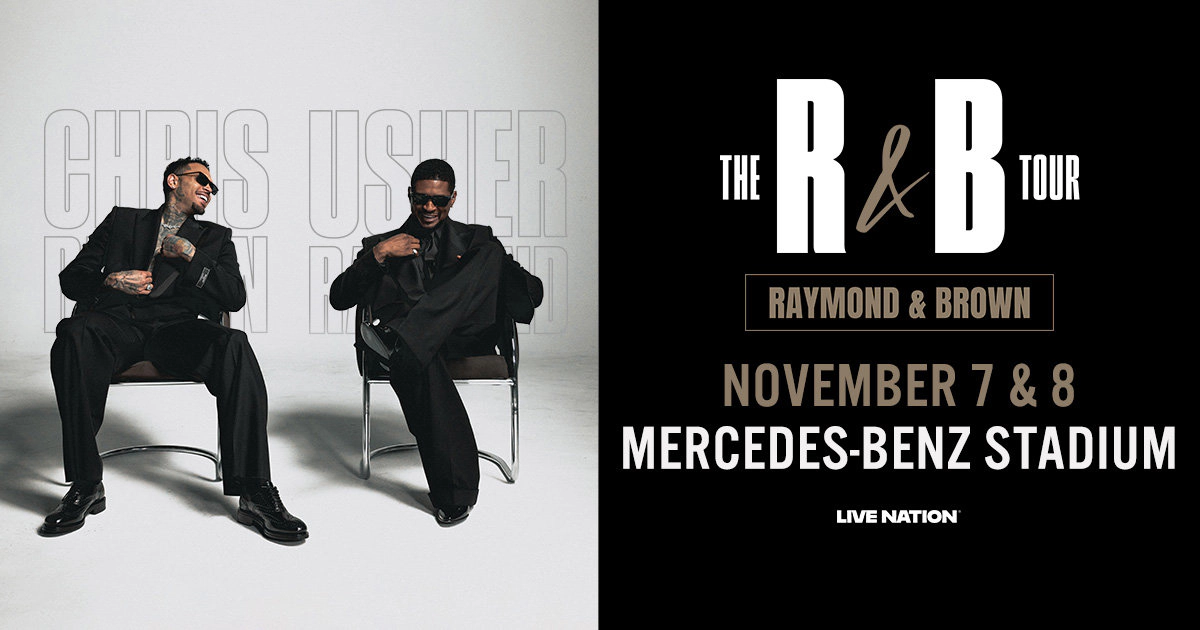 Listen to win tickets to Chris Brown & Usher at Mercedes-Benz Stadium!