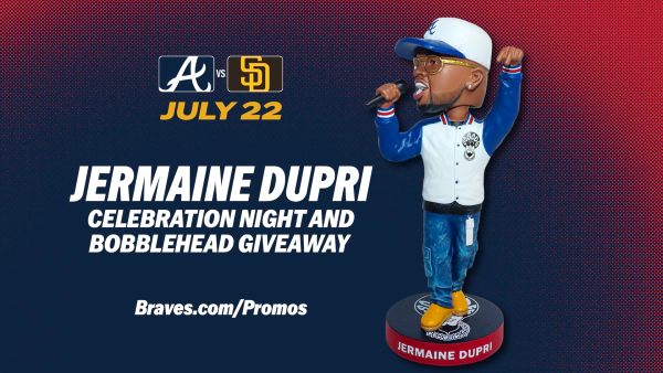 Win tickets to the Atlanta Braves Jermaine Dupri Celebration Night!
