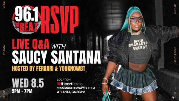 Win your way into the Live Q&A with Saucy Santana!