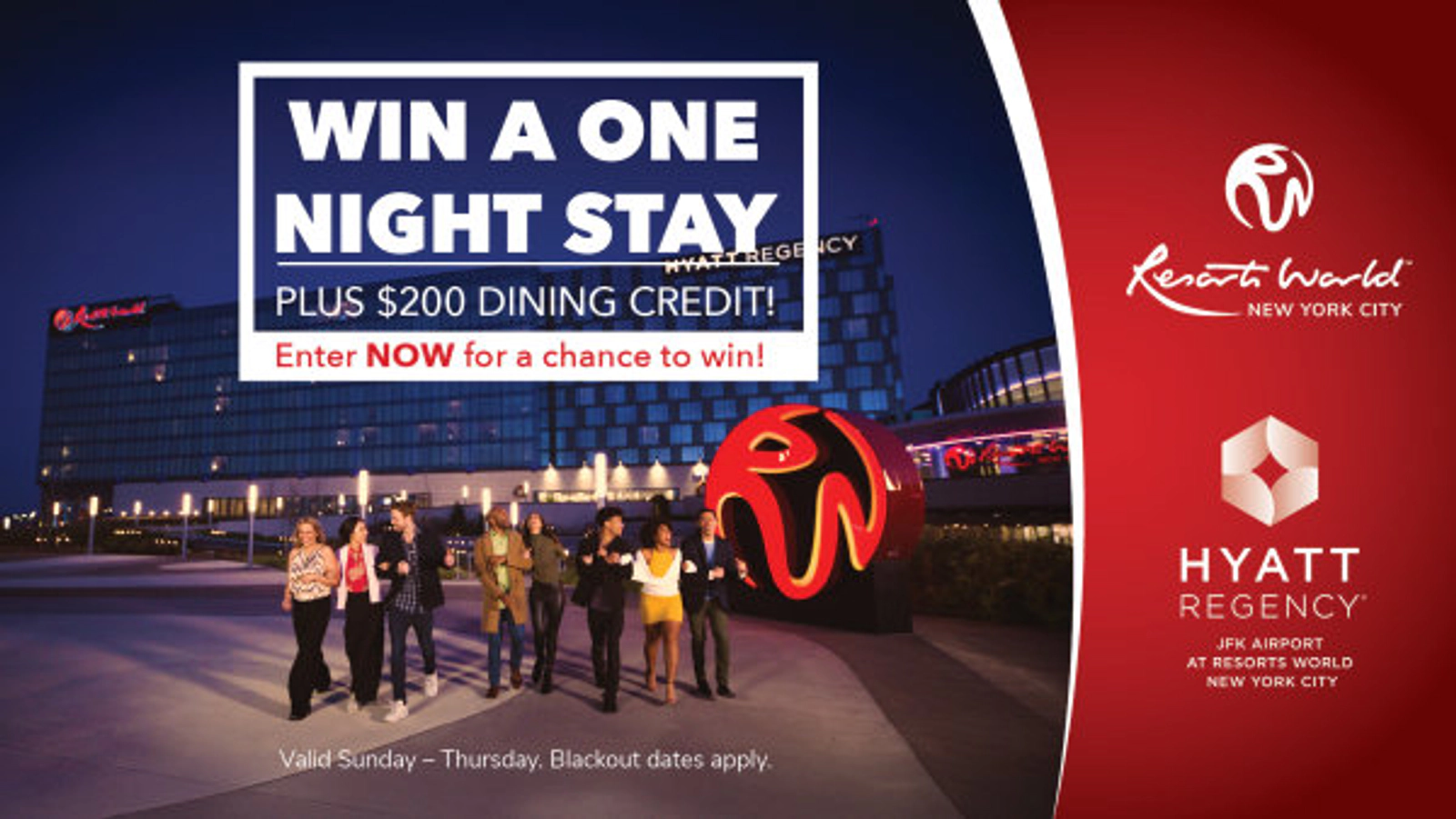 Friday Night Fire- Enter to Win a One Night Stay at Resorts World NYC!