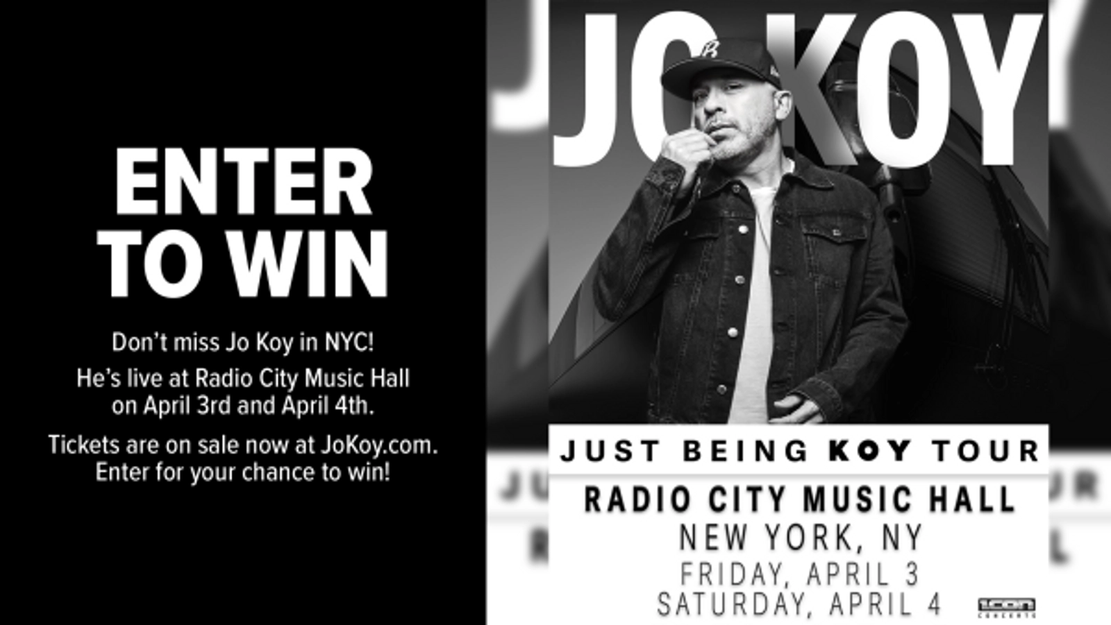 Enter to win tickets to see Jo Koy at Radio City Music Hall!