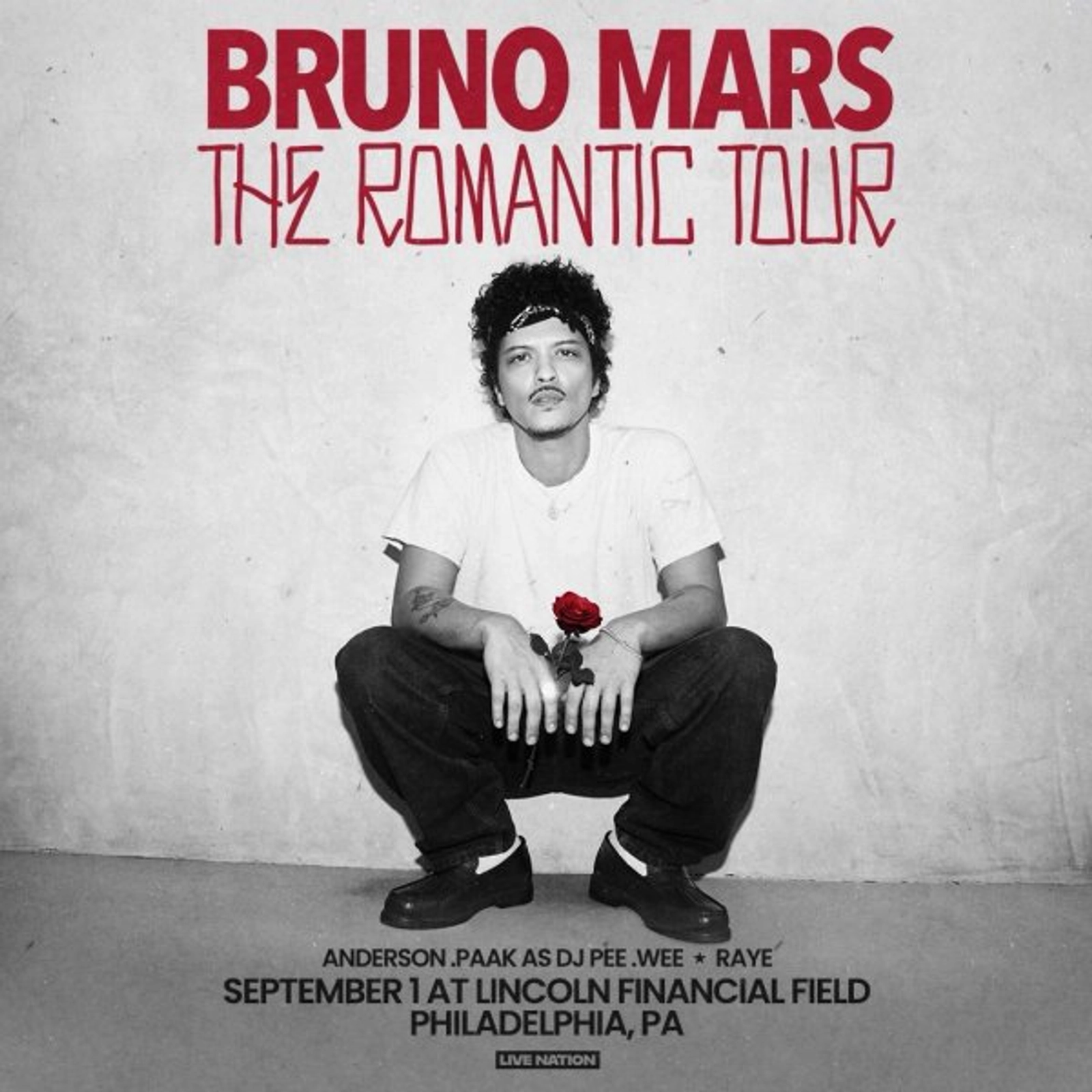 Bruno Mars Talkback Tickets