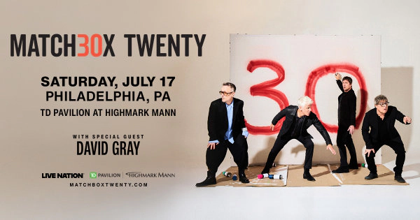 Register To Win MatchBox Twenty Tickets!