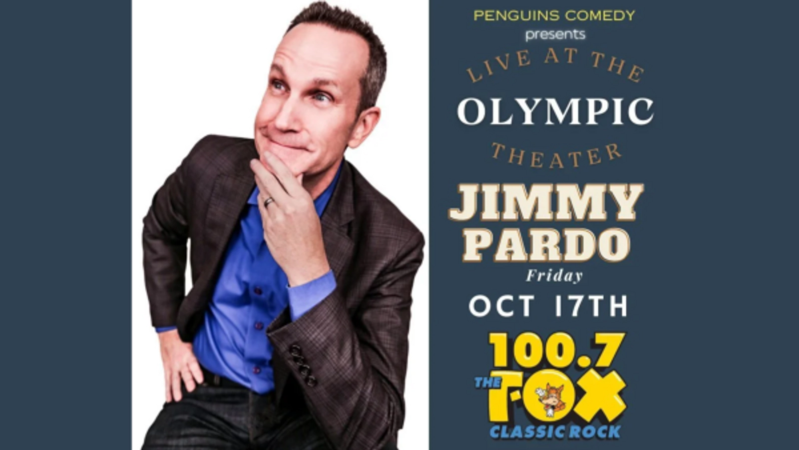 Win Tickets To See Jimmy Pardo At The Olympic Theater