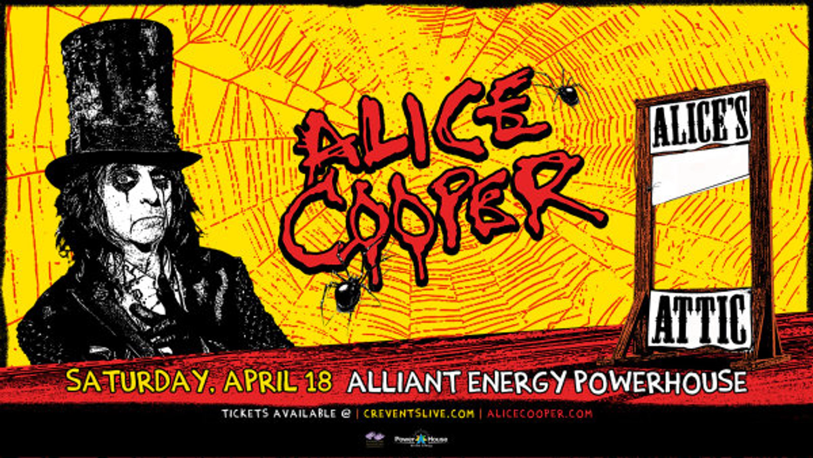 Win Tickets To See Alice Cooper At Alliant Energy Powerhouse