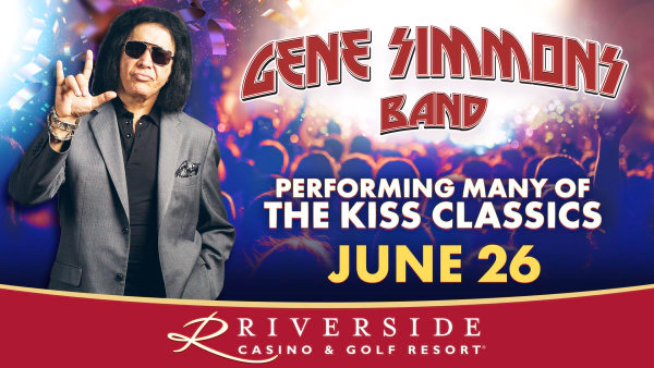 Win Tickets To See The Gene Simmons Band By The Pool At Riverside Casino & Golf Resort