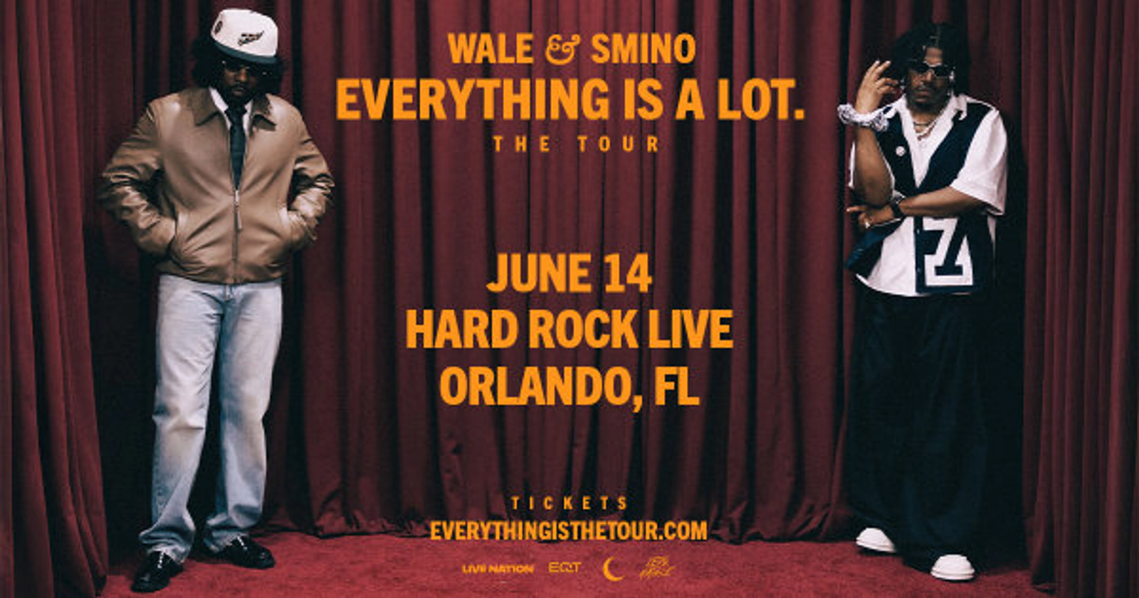 Wale & Smino - Everything Is A Lot ... The Tour at Hard Rock Live Orlando
