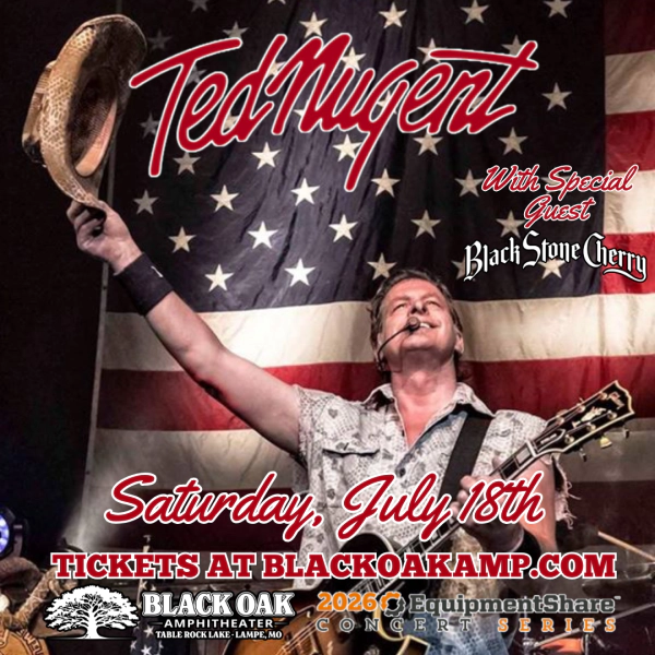 Win Tickets to Ted Nugent at Black Oak Amphitheater!
