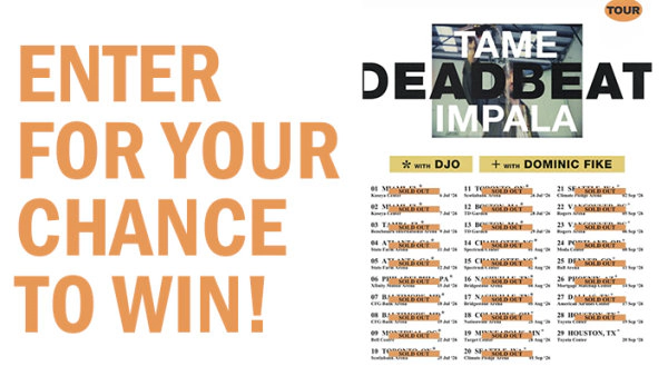 Romeo's Tame Impala Flyaway Sweepstakes