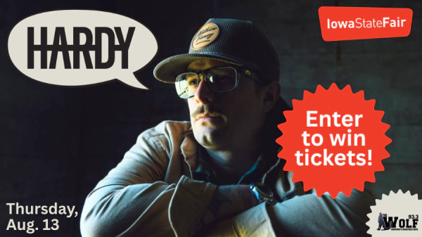Enter to Win Tickets to See Hardy at The Iowa State Fair!