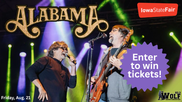 Enter to Win Tickets to See Alabama at The Iowa State Fair!