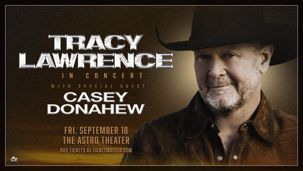 Enter to Win Tickets to See Tracy Lawrence at The Astro Theater!
