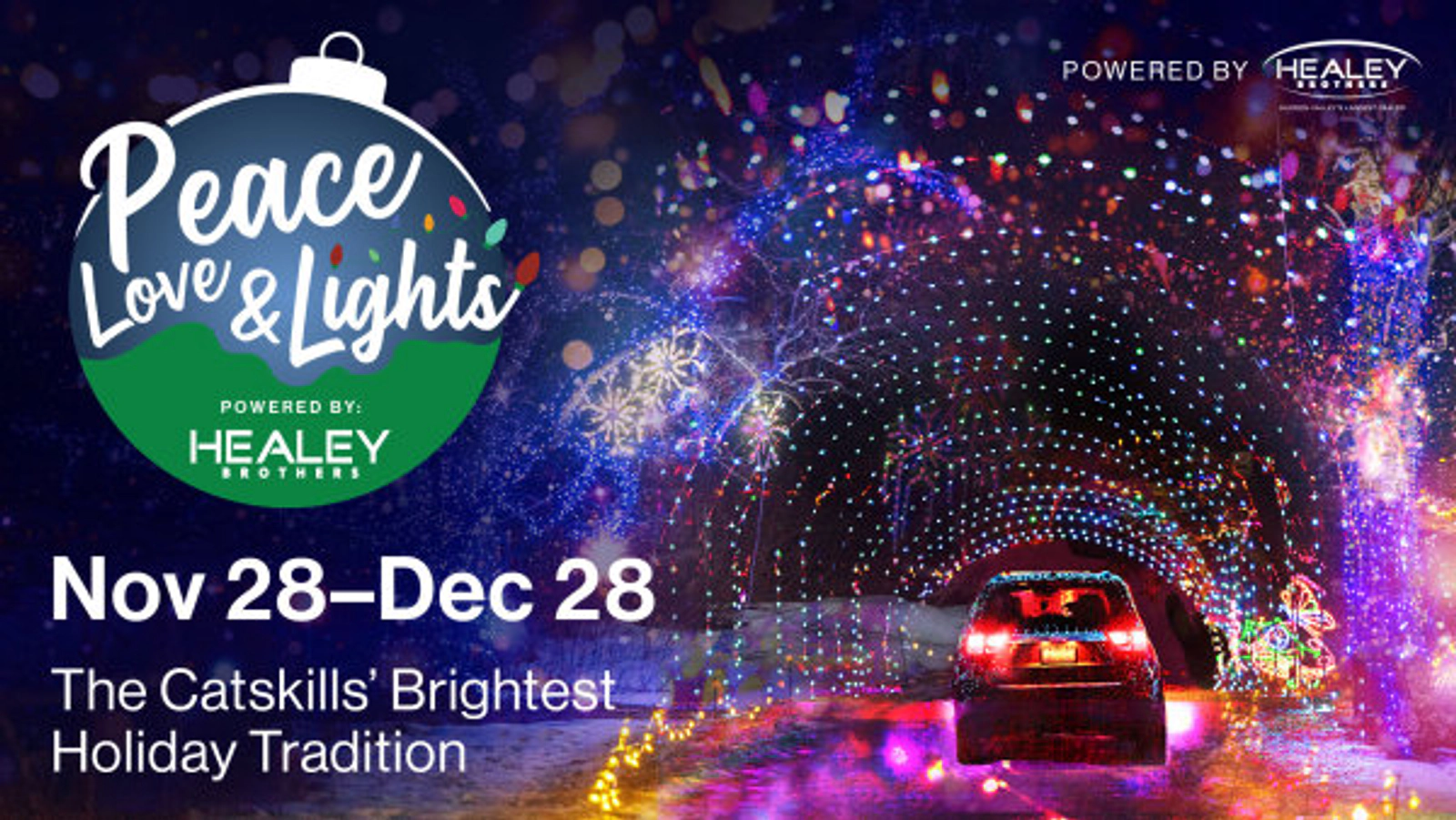 Peace, Love and Lights at Bethel Woods