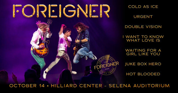 Foreigner Live Celebrating 50 Years!