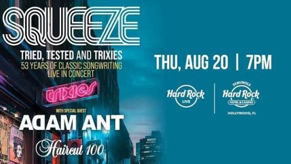 Win Your Way to Squeeze at Hard Rock Live