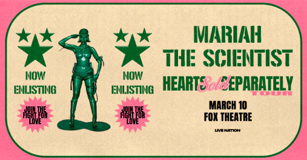 Listen to 97.9 WJLB to win tickets to Mariah the Scientist: HEARTS SOLD SEPARATELY TOUR