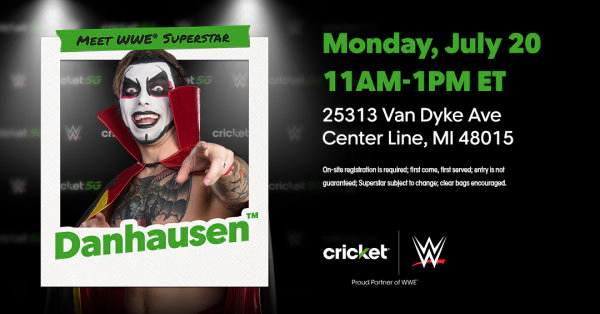 Enter for a chance to win a pair of tickets to Monday Night RAW® or a private meet-and-greet with a WWE® Superstar