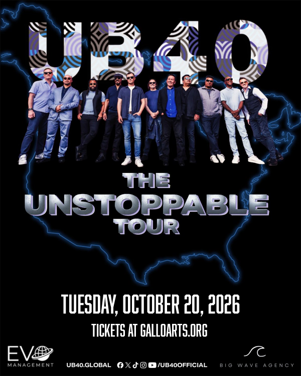 Enter for your chance to win tickets to UB40 at the Gallo Center for The Arts October 20th