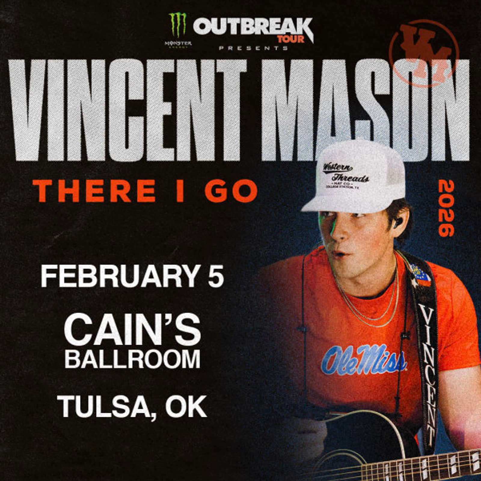 Win Vincent Mason Tickets