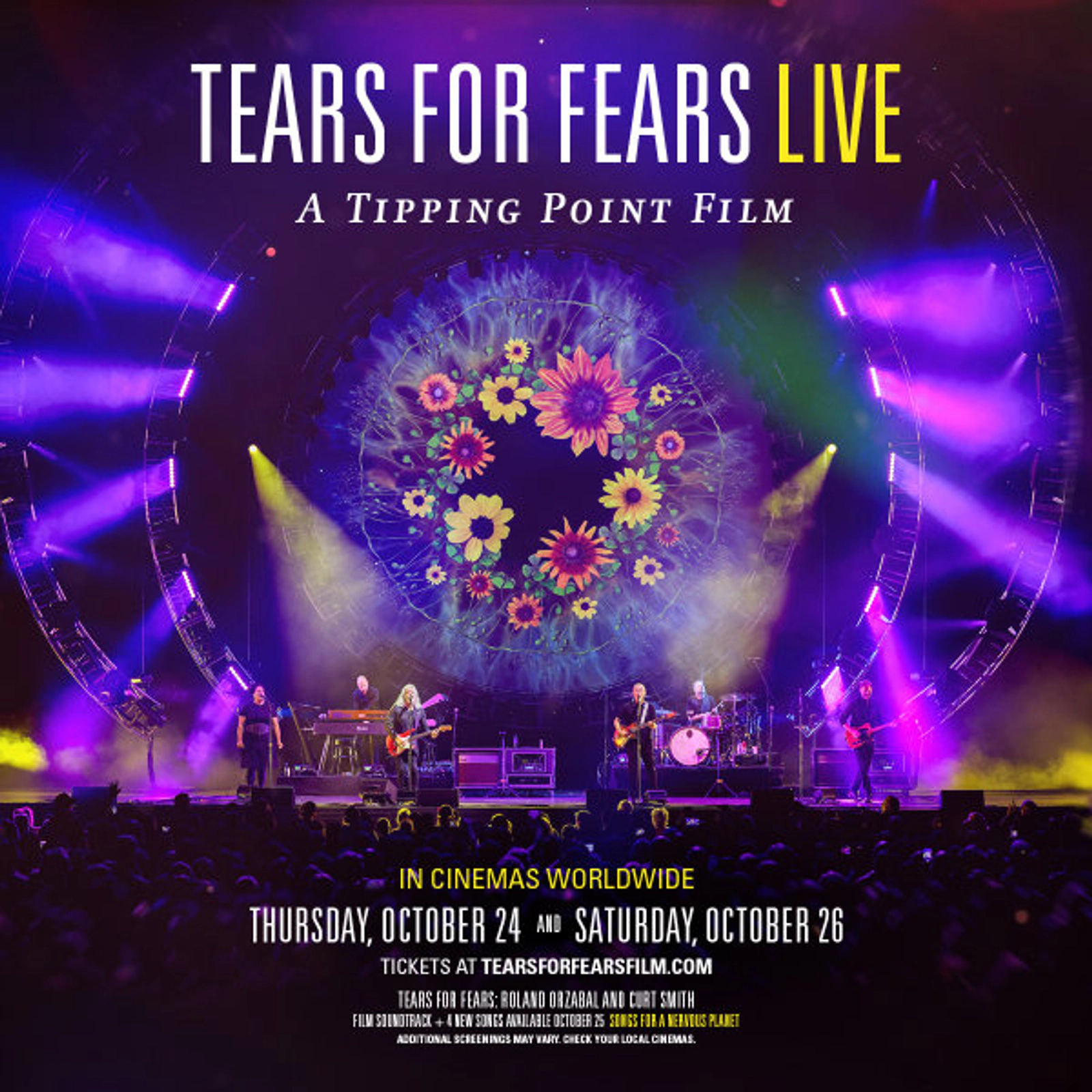 Win Tickets Tears for Fears Live In Cinemas Worldwide 10/24 & 10/26