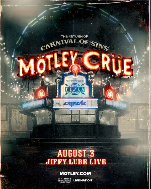 Motley Crue | Jiffy Lube Live 8/3/26 | Win on-air with Big Rig!