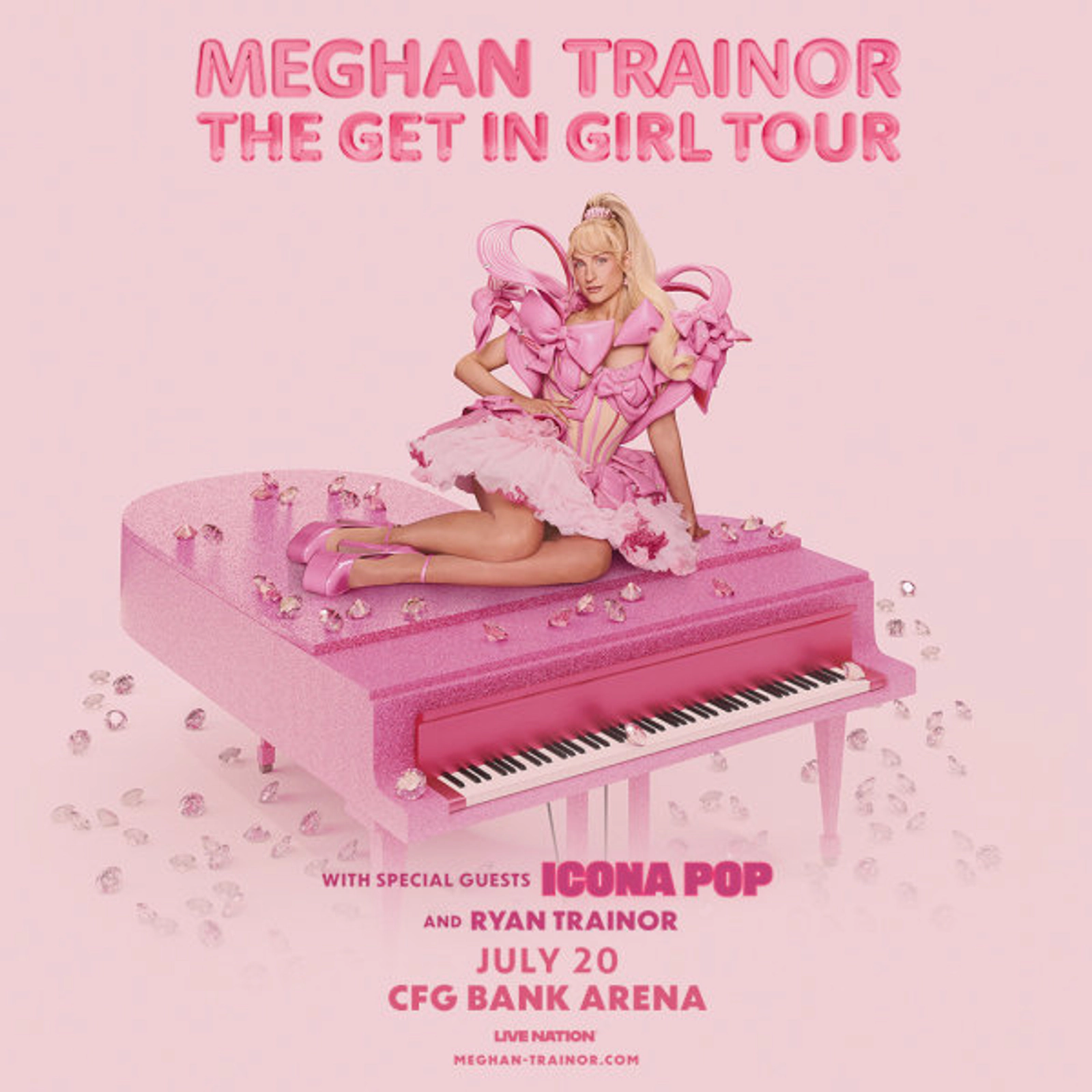 Win Tickets | Meghan Trainor @ CFG Bank Arena | 7/20/26