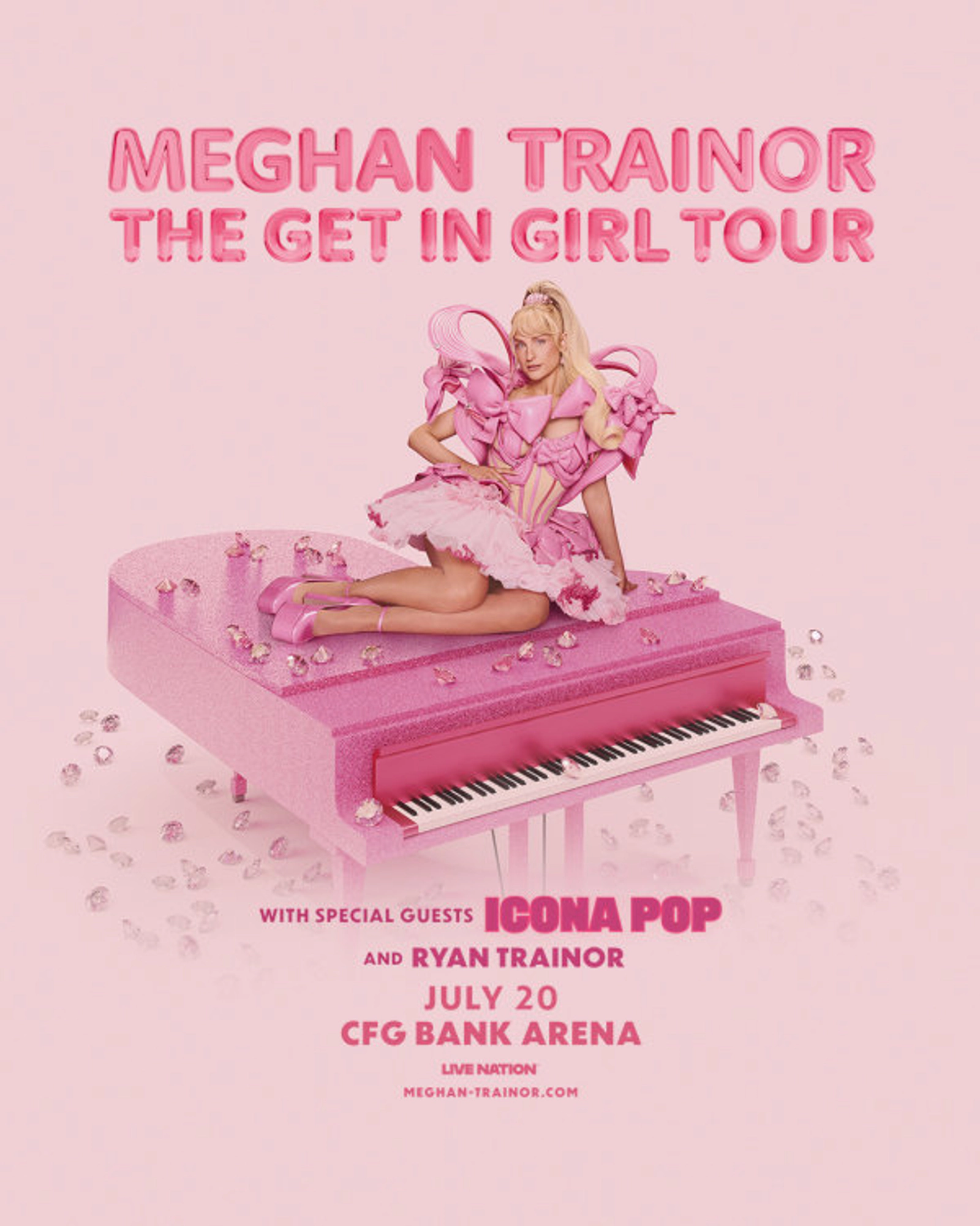 Meghan Trainor | CFG Bank Arena 7/20/26 | Win on-air with Toby & Chilli