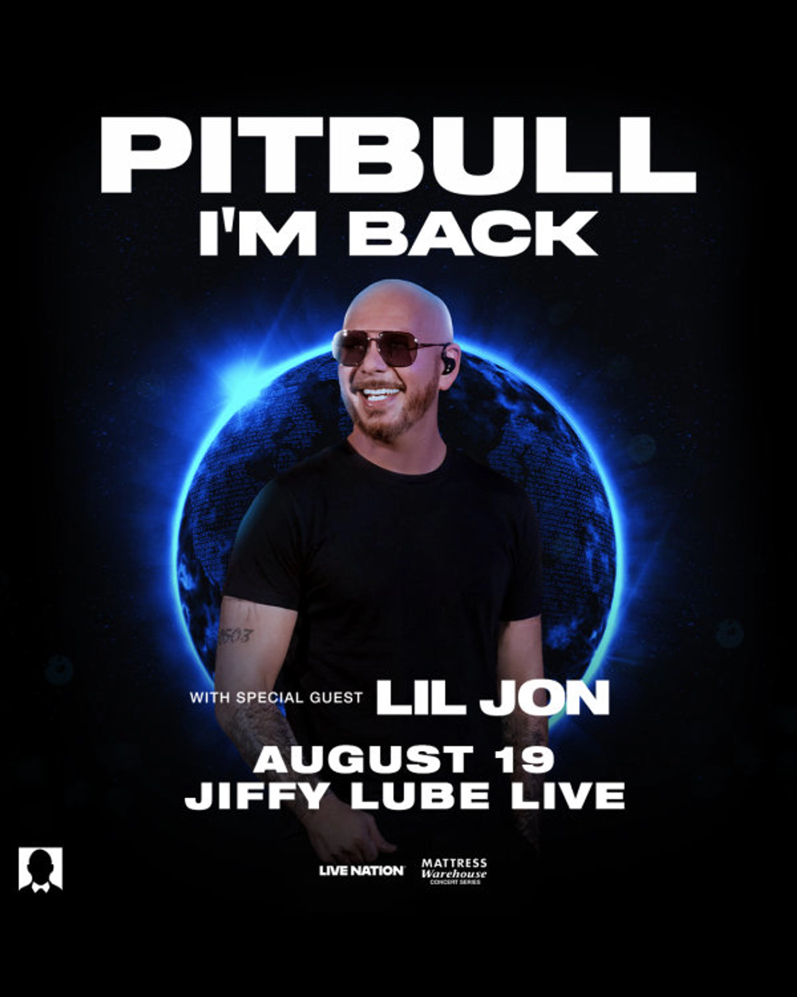 Pitbull | Jiffy Lube Live 8/19/26 | Win on-air with Toby & Chilli!